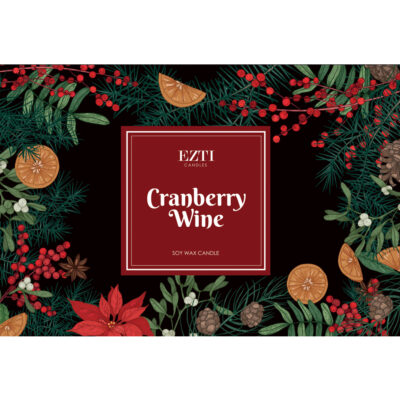 Cranberry Wine Ezti Candles wosk zapachowy