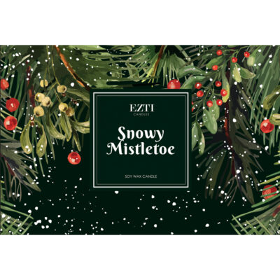 snowy mistletoe Ezti Candles wosk zapachowy