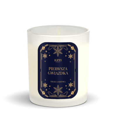 Świeca sojowa Pierwsza Gwiazdka 120g